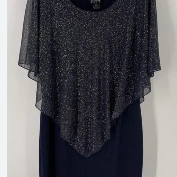 Enfocus Studio Dresses & Skirts - #331 Enfocus Studio Navy Glitter Asymmetrical Dress